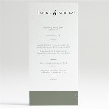Menükarte Hochzeit the big day - Vue 2