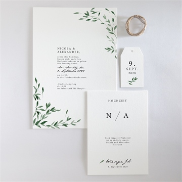 Hochzeitseinladung unter dem olivenbaum - Vue 5