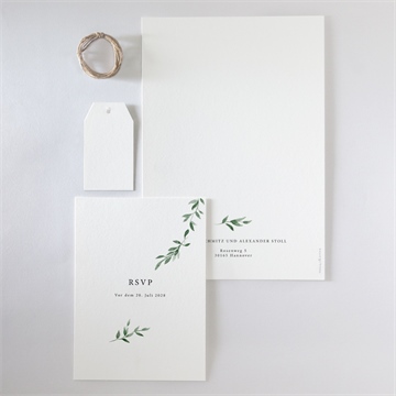 Hochzeitseinladung unter dem olivenbaum - Vue 6