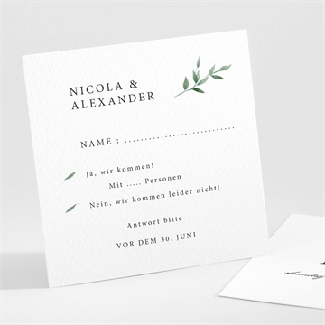 Antwortkarte Hochzeit ref. N30199