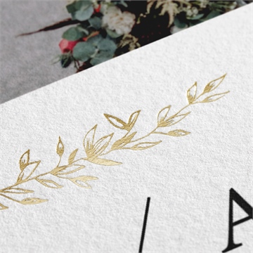 Dankeskarte Hochzeit unter dem olivenbaum - gold - vue 2