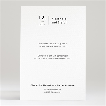 Hochzeitseinladung blick in die ferne - vue 3