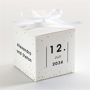 Geschenkbox Hochzeit blick in die ferne - gold - Vue 3