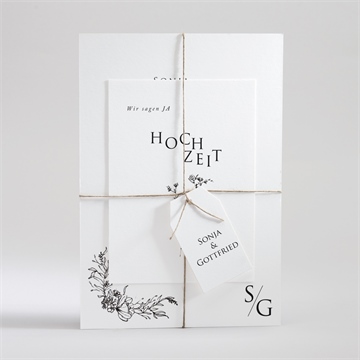 Hochzeitseinladung unsere hochzeit - Vue 3