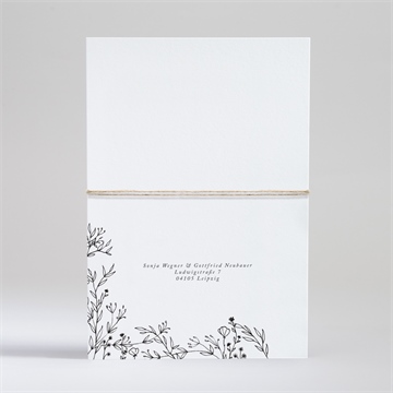 Hochzeitseinladung unsere hochzeit - Vue 4