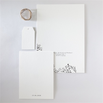 Hochzeitseinladung unsere hochzeit - Vue 6