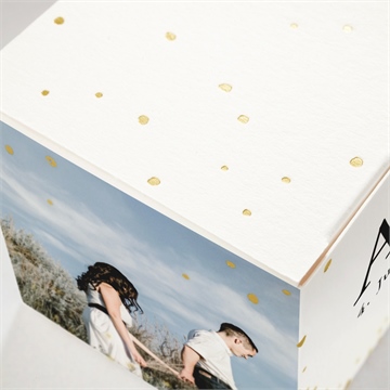 Geschenkbox Hochzeit spiegel der liebe - gold - Vue 2