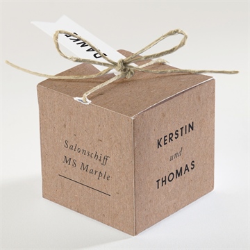 Geschenkbox Hochzeit naturbelassen - vue 2