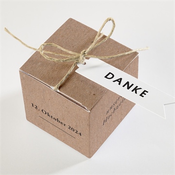 Geschenkbox Hochzeit naturbelassen - vue 3