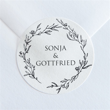 Aufkleber Hochzeit ref. N36013