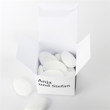 Geschenkbox Hochzeit olivfarbener pinselstrich - vue 4