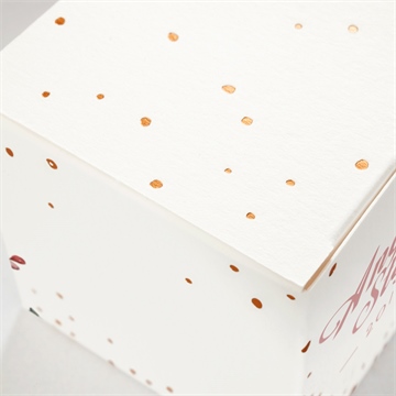 Geschenkbox Hochzeit barock - kupfer - Vue 2