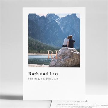 Hochzeitseinladung liebe im rahmen