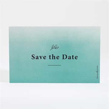 Save the Date Karte lagune - Vue 2