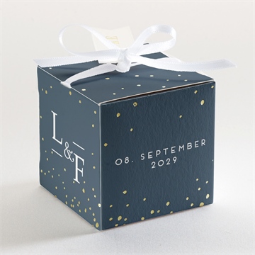 Geschenkbox Hochzeit goldkranz - gold - Vue 3