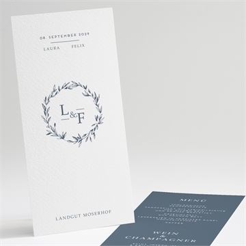 Menükarte Hochzeit ref. N22199