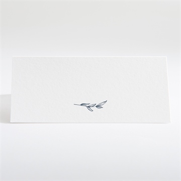 Tischkarte Hochzeit goldkranz - Dos du marque-place