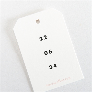 Geschenkanhänger Hochzeit nuance - vue 3