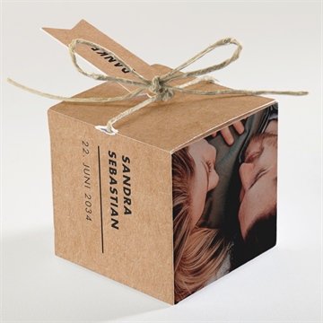 Geschenkbox Hochzeit fotoautomat kraft - Vue 2