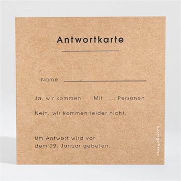 Antwortkarte Hochzeit ref. N3001562