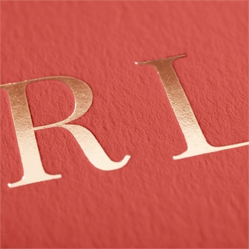 Hochzeitseinladung glänzende koralle - vue 2