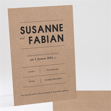 Hochzeitseinladung Ref. N241177