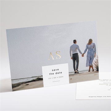 Hochzeitseinladung monogramm