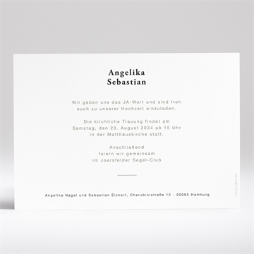 Hochzeitseinladung monogramm - vue 3