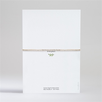 Hochzeitseinladung frühlingsgrün - Vue 4