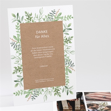 Dankeskarte Hochzeit ref. N241181