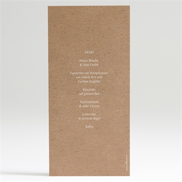 Menükarte Hochzeit frühlingsgrün - Vue 2