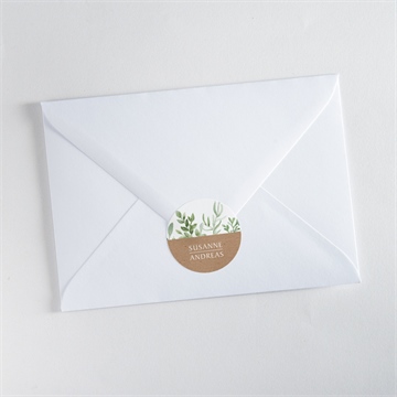 Aufkleber Hochzeit frühlingsgrün - Vue 3