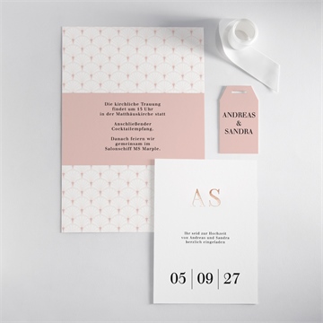 Hochzeitseinladung art deco romantik - vue 5