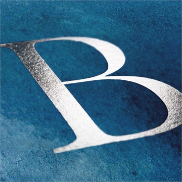 Geburtskarte silber und aquarell - Vue 2