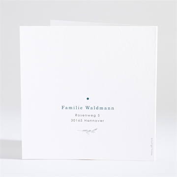 Geburtskarte silber und aquarell - Vue 4