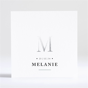 Geburtskarte edel & schlicht