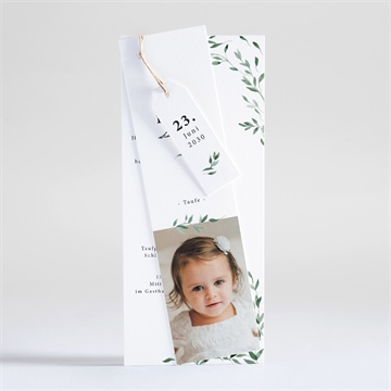 Einladung Taufe naturbezogen