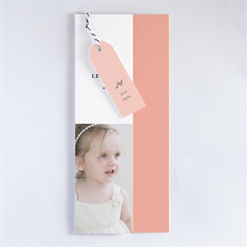 Einladung Taufe kartentrio rosa - Vue 3