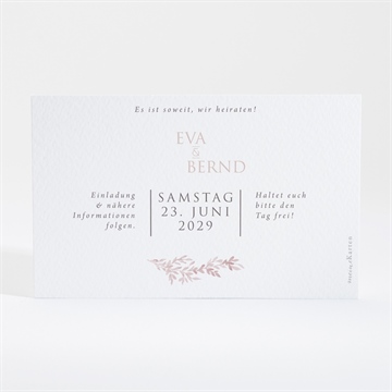 Save the Date Karte goldene weide - Vue 2