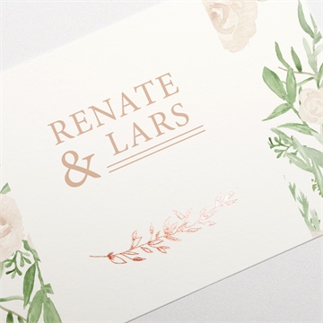 Save the Date Karte frühlingsrosen - Vue 3