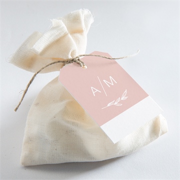 Geschenkanhänger Hochzeit zarte mitteilung - Vue 2