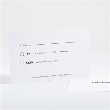 Antwortkarte Hochzeit ref. N161101