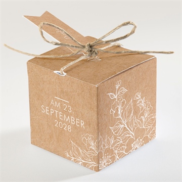 Geschenkbox Hochzeit elegante gravur - Vue 2