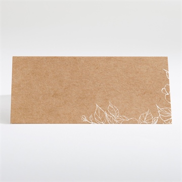 Tischkarte Hochzeit elegante gravur - Vue 2