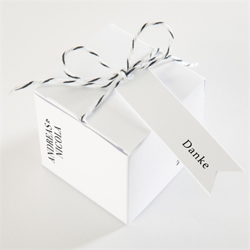 Geschenkbox Hochzeit moderne grafik - Vue 3