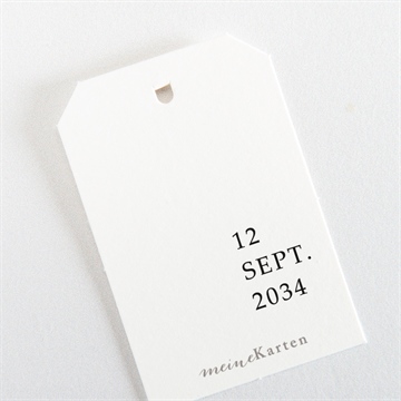 Geschenkanhänger Hochzeit moderne grafik - Vue 3