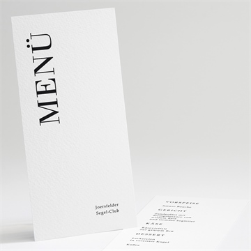 Menükarte Hochzeit ref. N221127