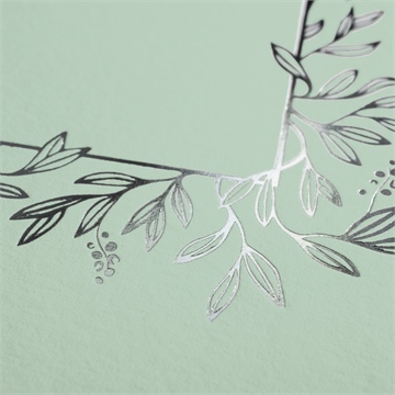 Hochzeitseinladung silberne skizze - Vue 2