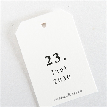 Geschenkanhänger Taufe naturbezogen - Vue 3