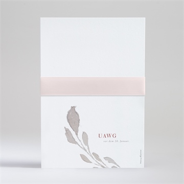 Hochzeitseinladung eleganz in rosa - Vue 3